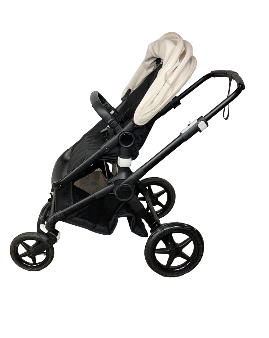  Bugaboo Fox 2 Stroller, 2021, Black-Fresh White