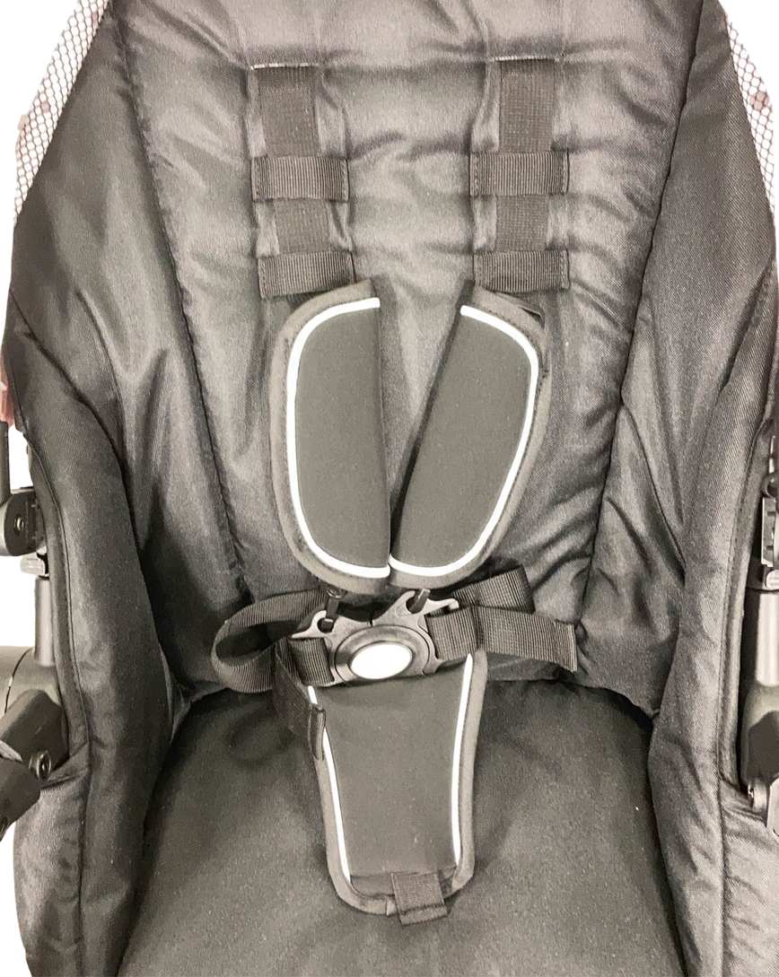  Mockingbird Single Stroller, Bloom, 2023, Watercolor Drops, Silver With Penny Leather