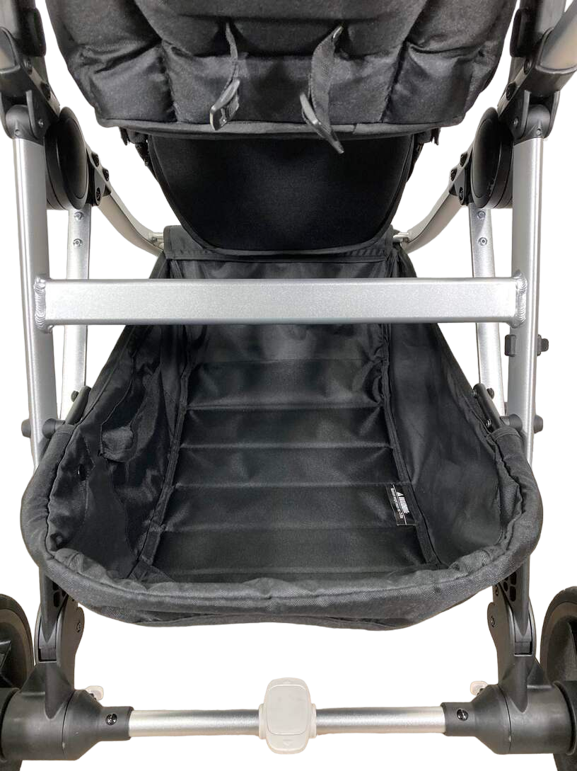  Mockingbird Single To Double Stroller, 2023, Silver With Penny Leather, Sea, Windowpane