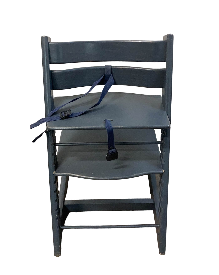  Stokke Tripp Trapp Chair, With Straps