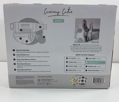  Honest Company Diapers, Size 5, So Delish/All The Letters