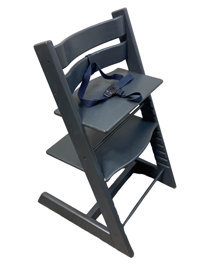 Stokke Tripp Trapp Chair, With Straps