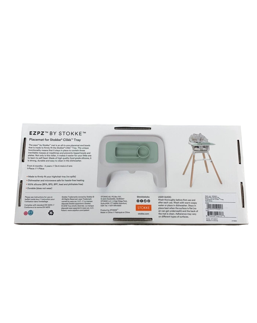  Stokke Ezpz Tray For Stokke Trays, Soft Grey