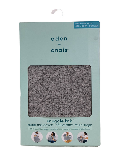  Aden + Anais Multi Use Cover, Heather Grey