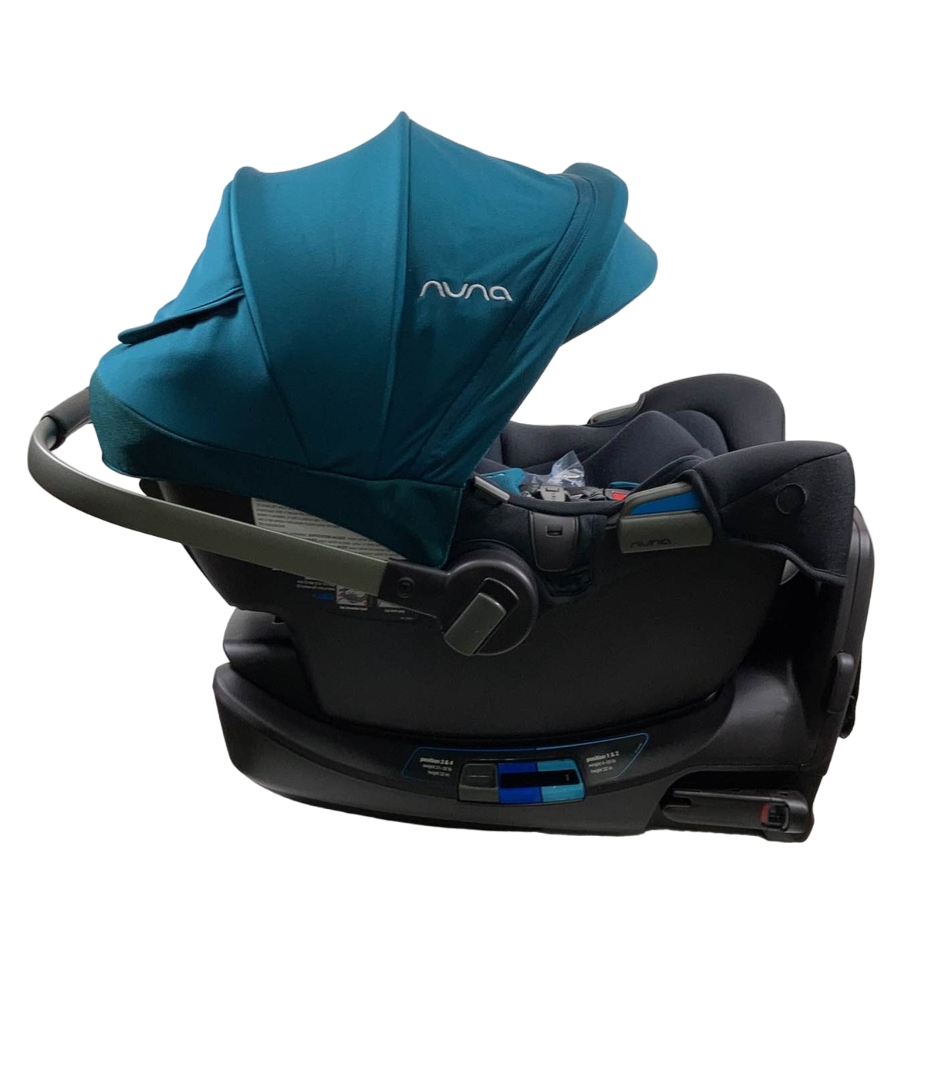 Nuna PIPA Rx Infant Car Seat, 2022, Lagoon