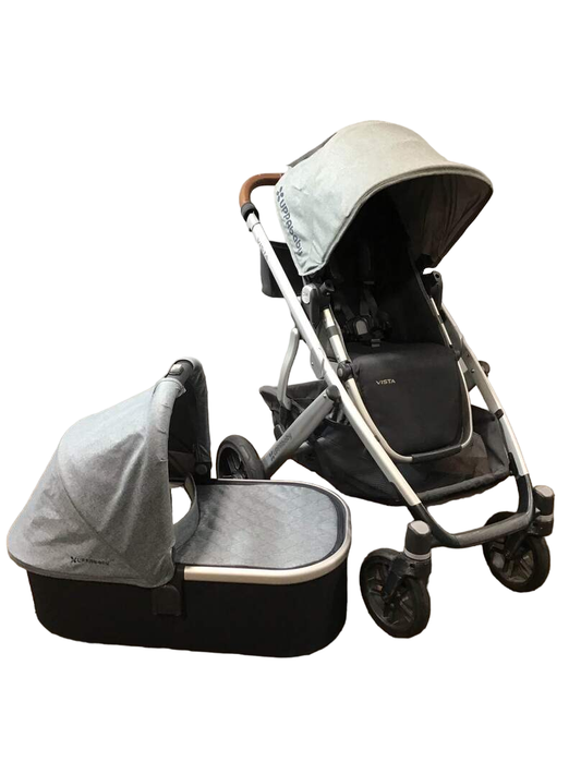  UPPAbaby VISTA Stroller, Gregory (Blue Melange), 2018