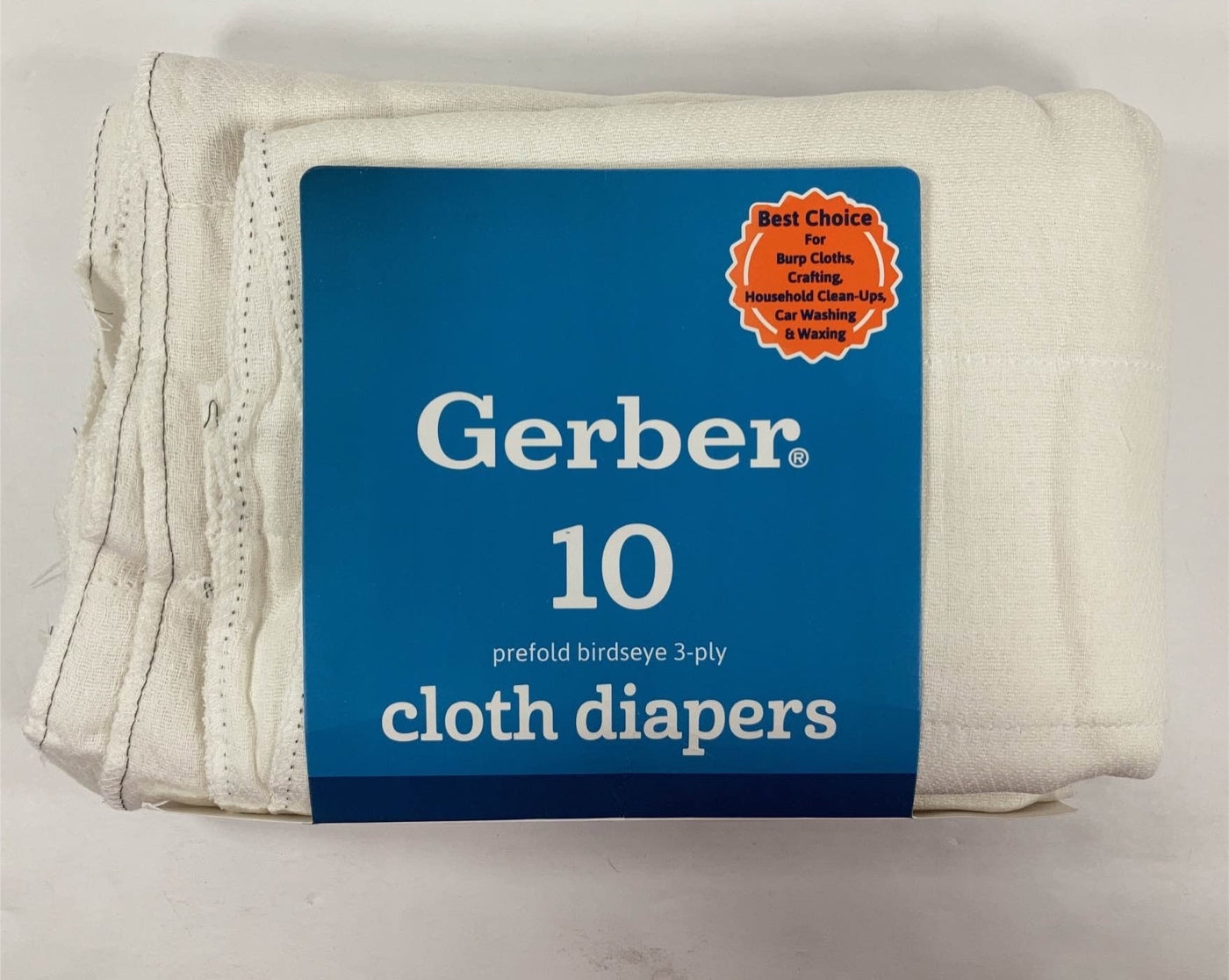  Gerber Prefolds, 20x14, Regular Cotton