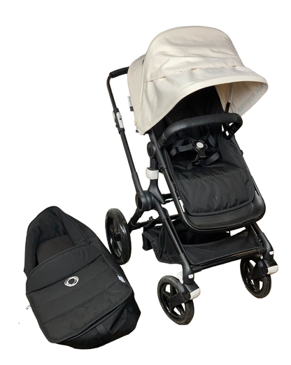  Bugaboo Fox 2 Stroller, 2021, Black-Fresh White