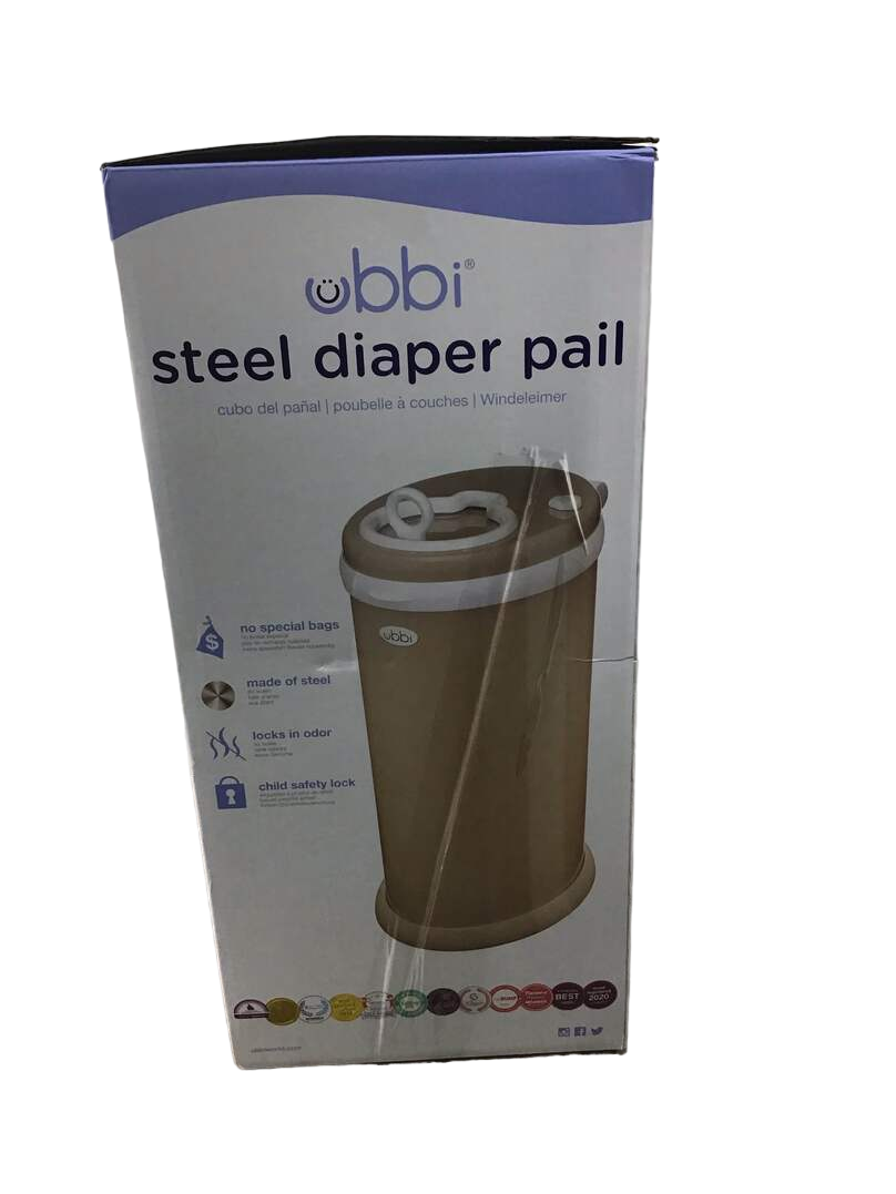  Ubbi Diaper Pail, Taupe