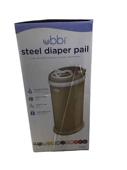  Ubbi Diaper Pail, Taupe