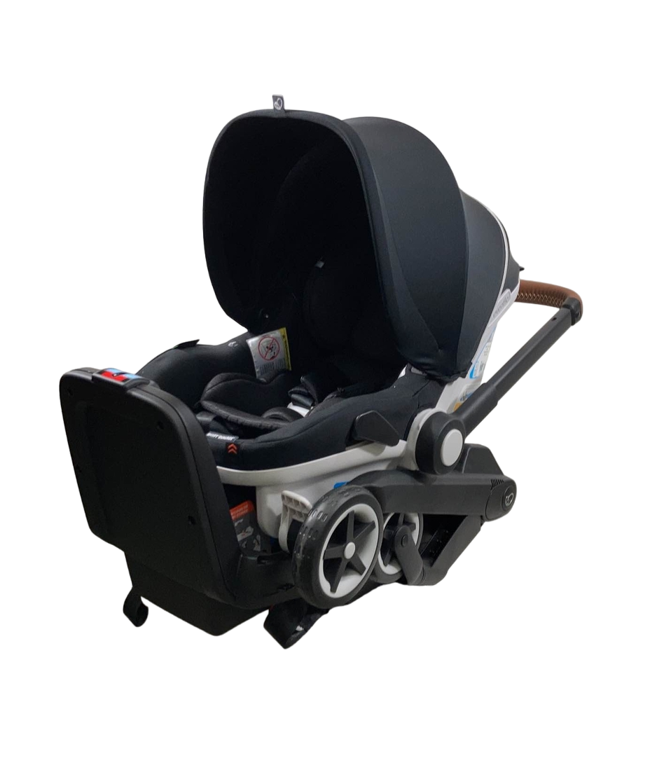  Evenflo Gold Shyft Dual Ride Infant Car Seat Stroller Combo, 2023, Onyx Black