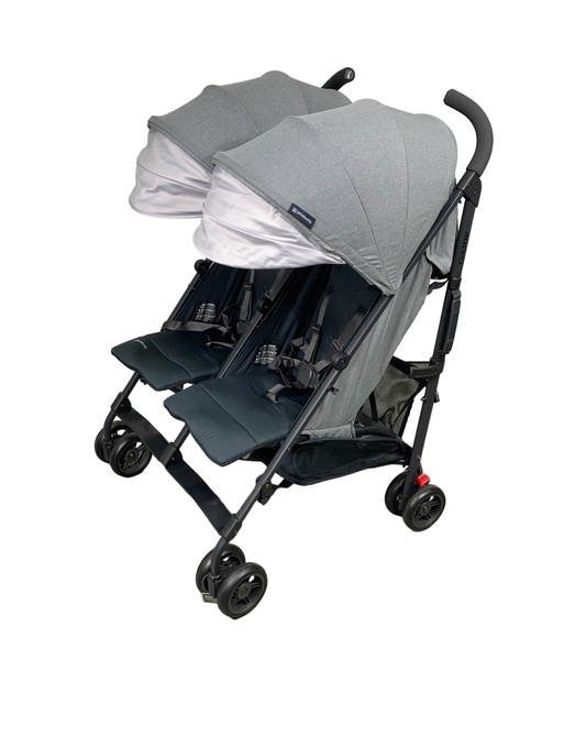  UPPAbaby G-Link V2 Double Stroller, 2022, Greyson (Charcoal Melange)