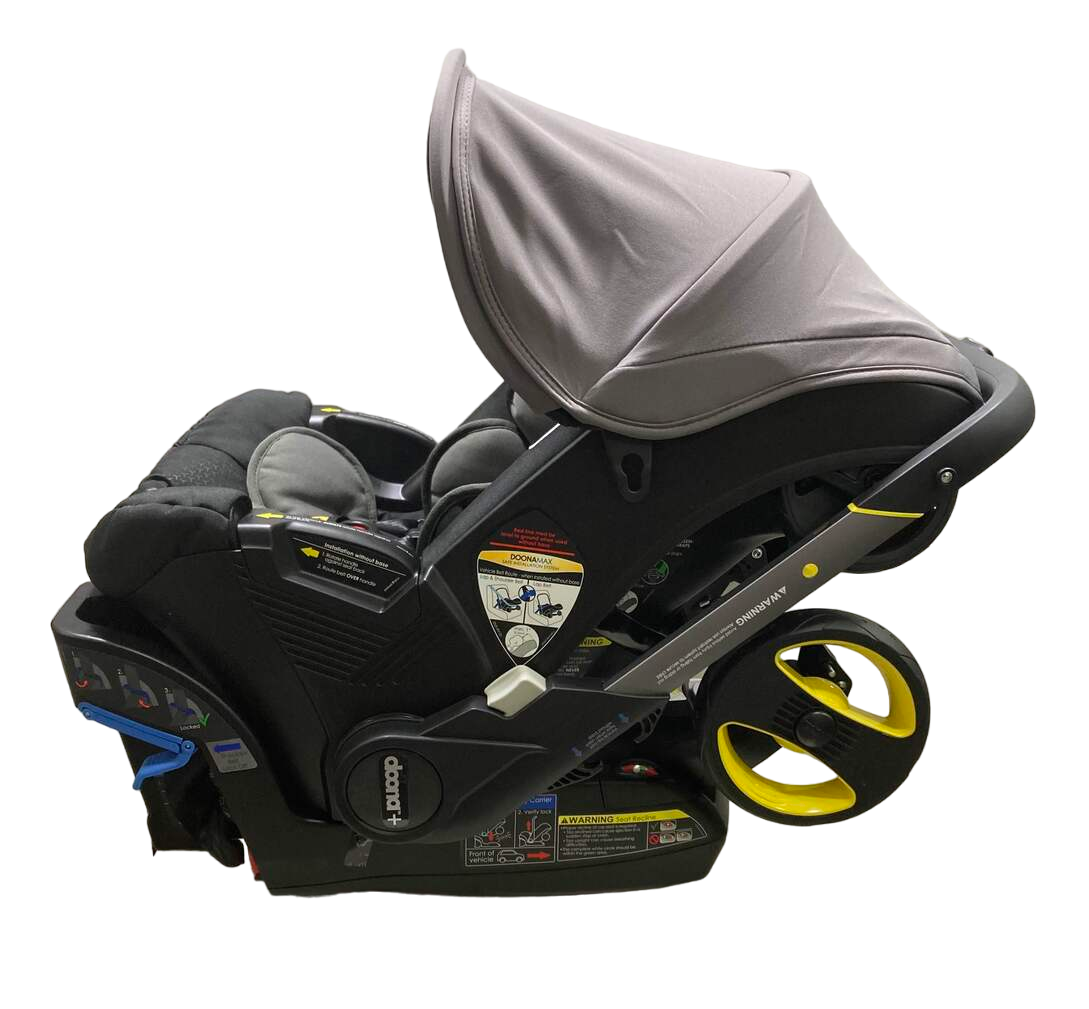  Doona Infant Car Seat & Stroller Combo, 2023, Grey Hound