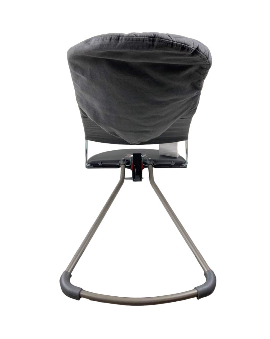  BabyBjorn Bouncer Bliss, Dark Gray Frame, Anthracite Cotton Classic Quilt