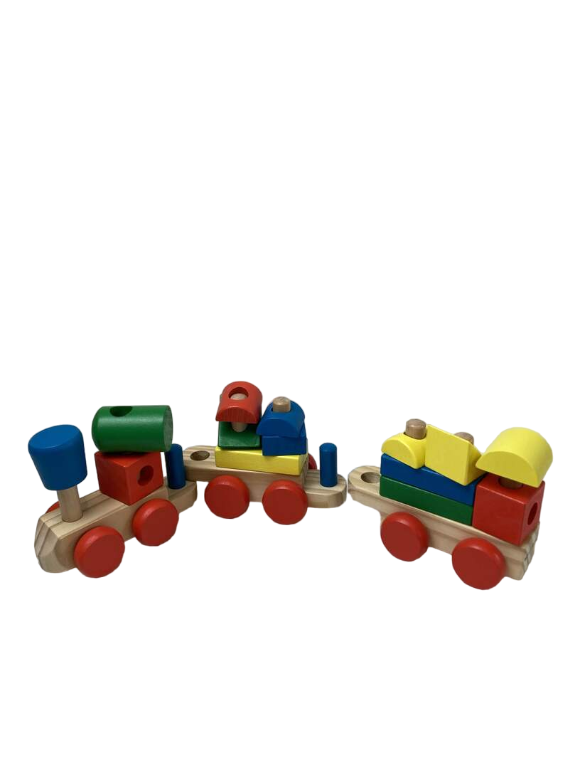  Melissa & Doug Stacking Train Toddler Toy
