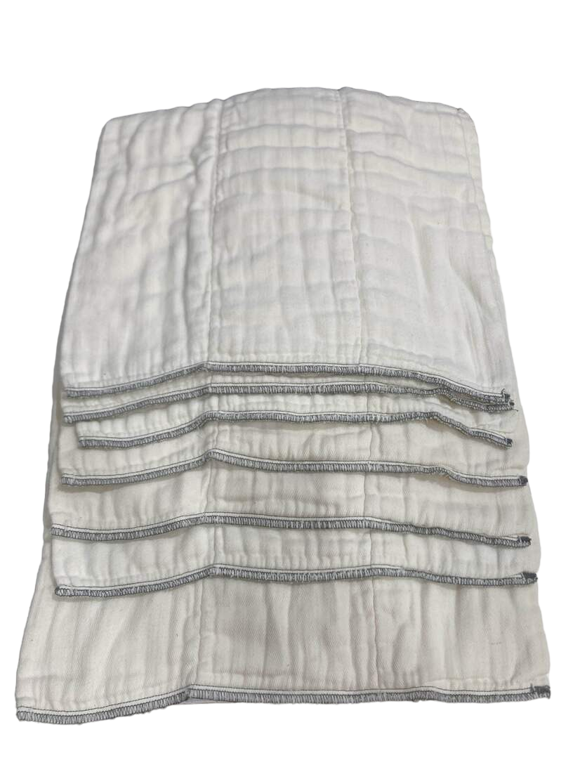  GroVia Bamboo Prefolds, 3 Pack