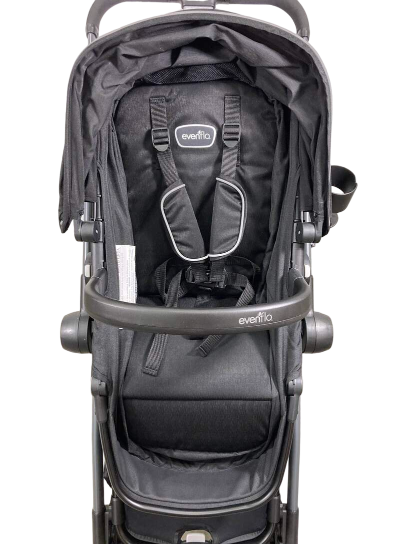  Evenflo Pivot Xpand Modular Travel System Stroller, 2022, Ayrshire Black