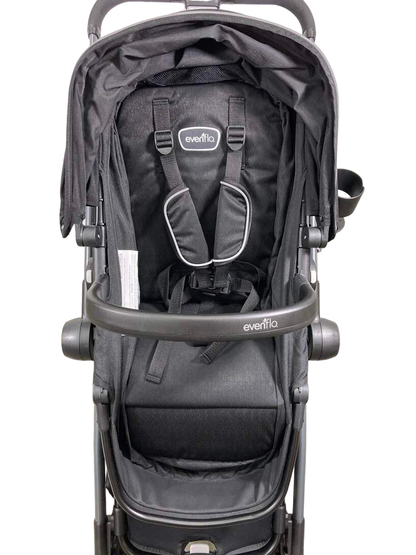  Evenflo Pivot Xpand Modular Travel System Stroller, 2022, Ayrshire Black