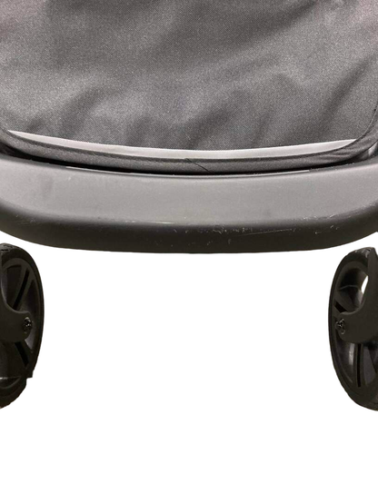  Mockingbird Single To Double Stroller, 2023, Silver With Penny Leather, Windowpane, Black