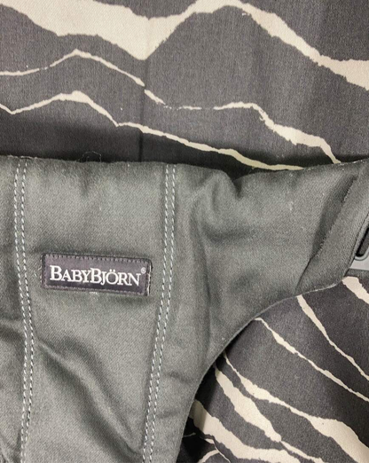 BabyBjorn Bouncer Bliss, Black Frame, Anthracite/Landscape Print Cotton