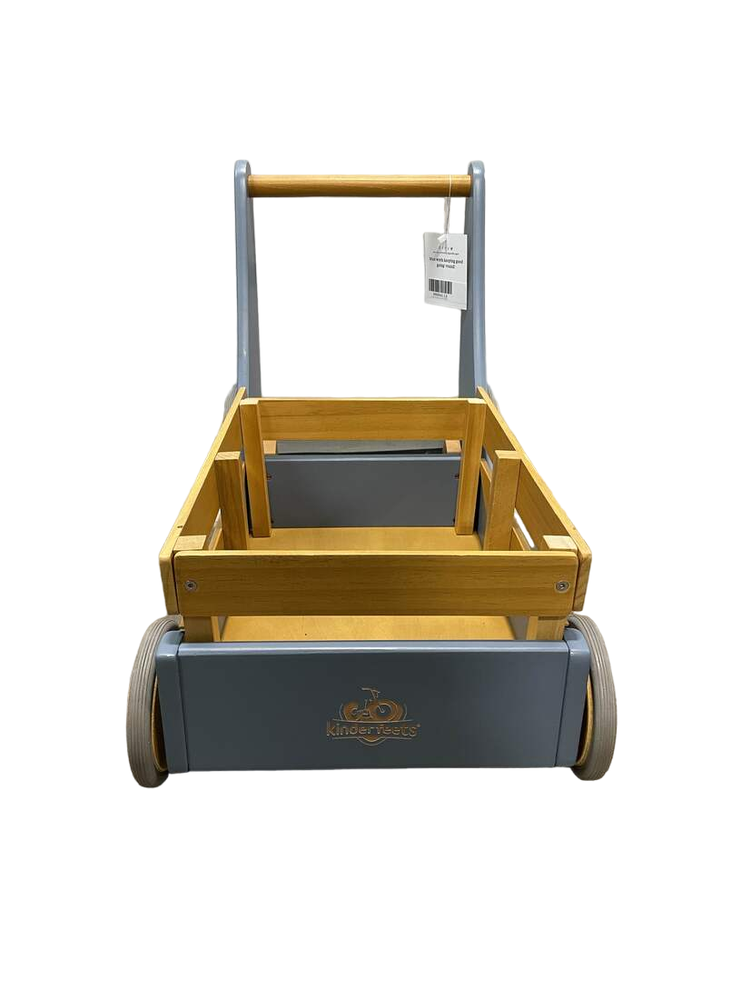  Kinderfeets 2-in-1 Wooden Cargo Walker Wagon