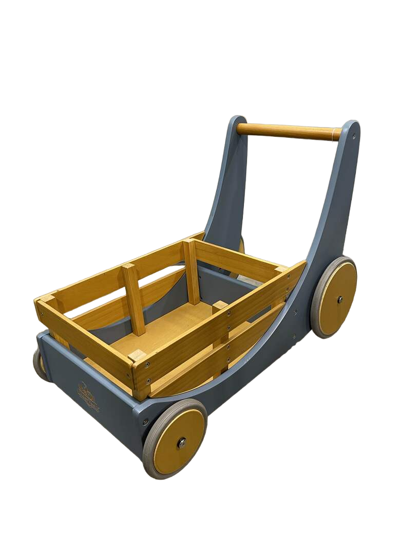  Kinderfeets 2-in-1 Wooden Cargo Walker Wagon