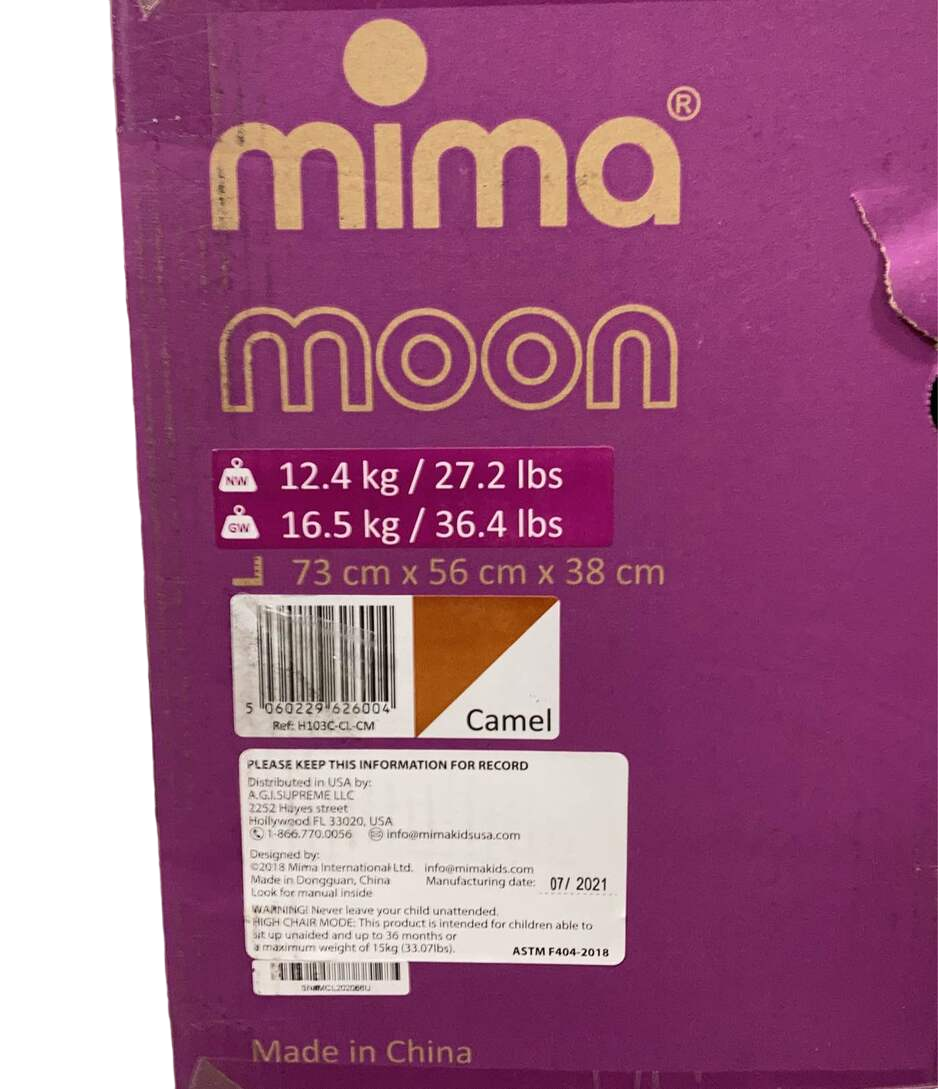  Mima Moon High Chair, Camel