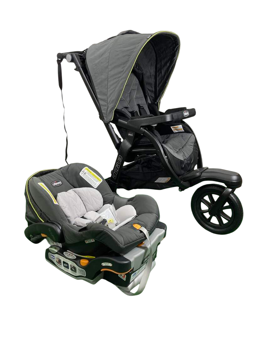  Chicco Activ3 Jogging Stroller Travel System, 2022, Solar
