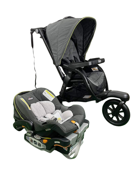  Chicco Activ3 Jogging Stroller Travel System, 2022, Solar
