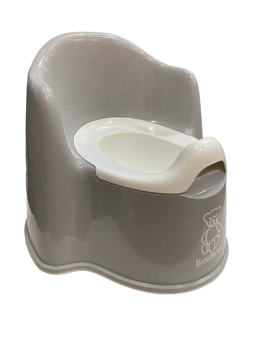  BabyBjorn Potty Chair, Gray/White