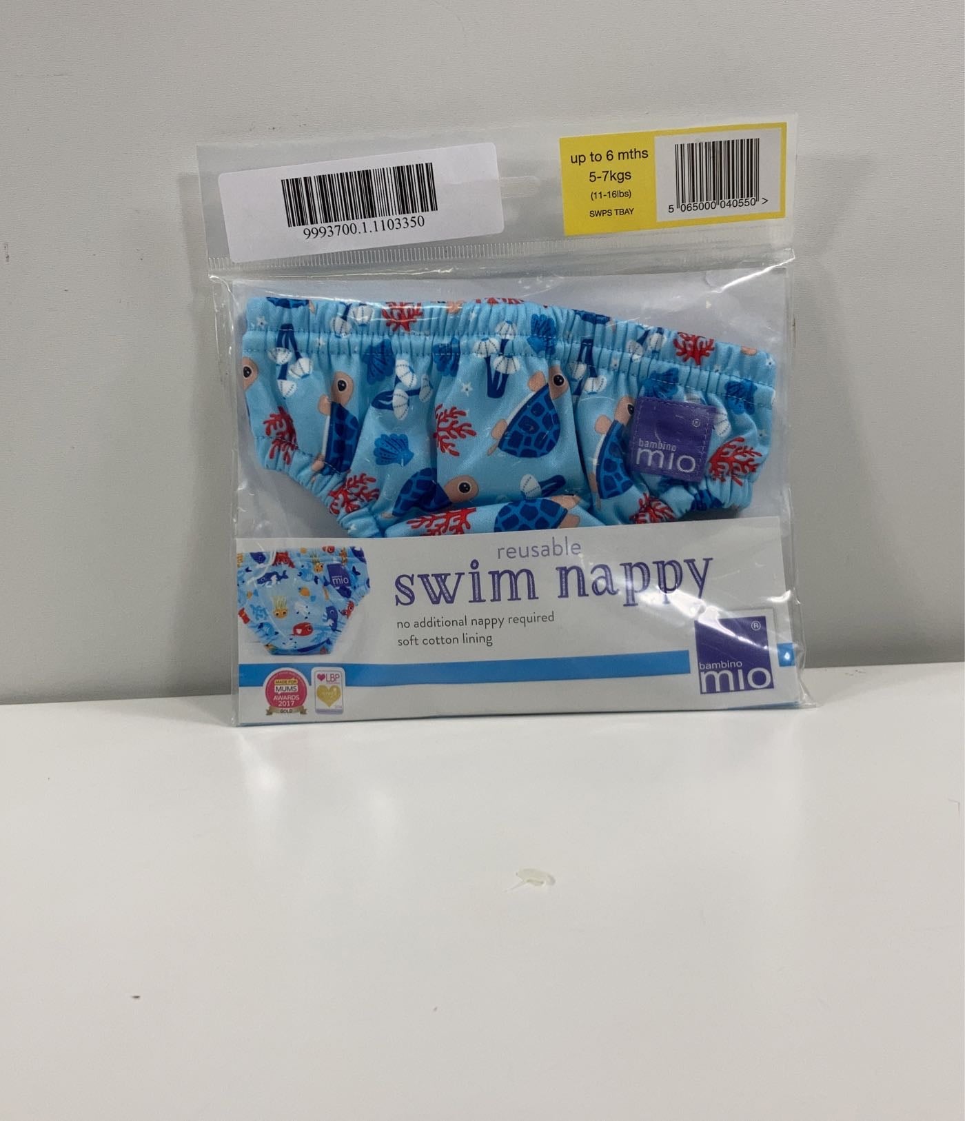 Bambino Mio Swim Nappy, Turtle Bay