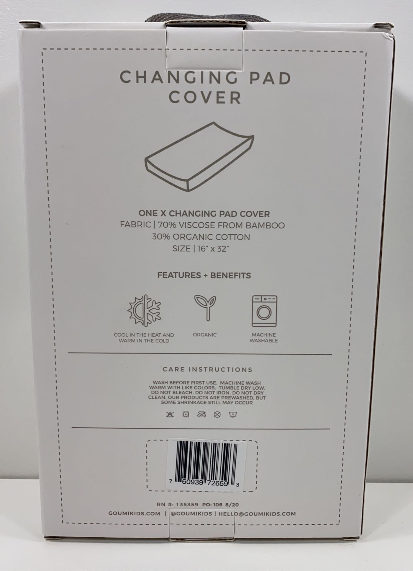  Goumikids Changing Pad Cover, You Are Loved