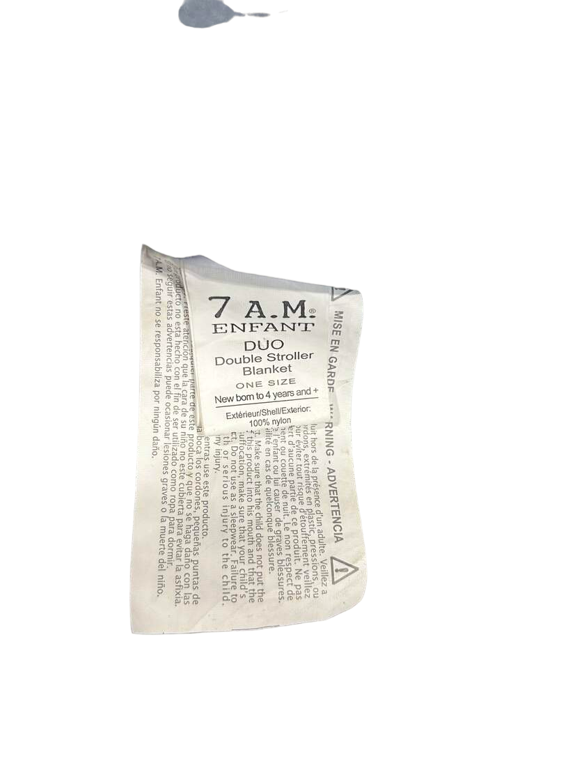  7 A.M. Enfant Duo Double Stroller Blanket