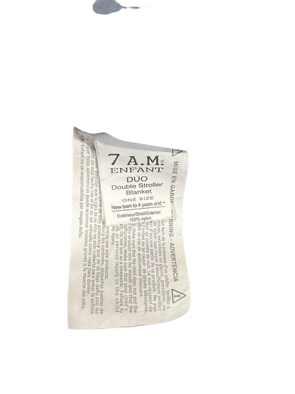  7 A.M. Enfant Duo Double Stroller Blanket