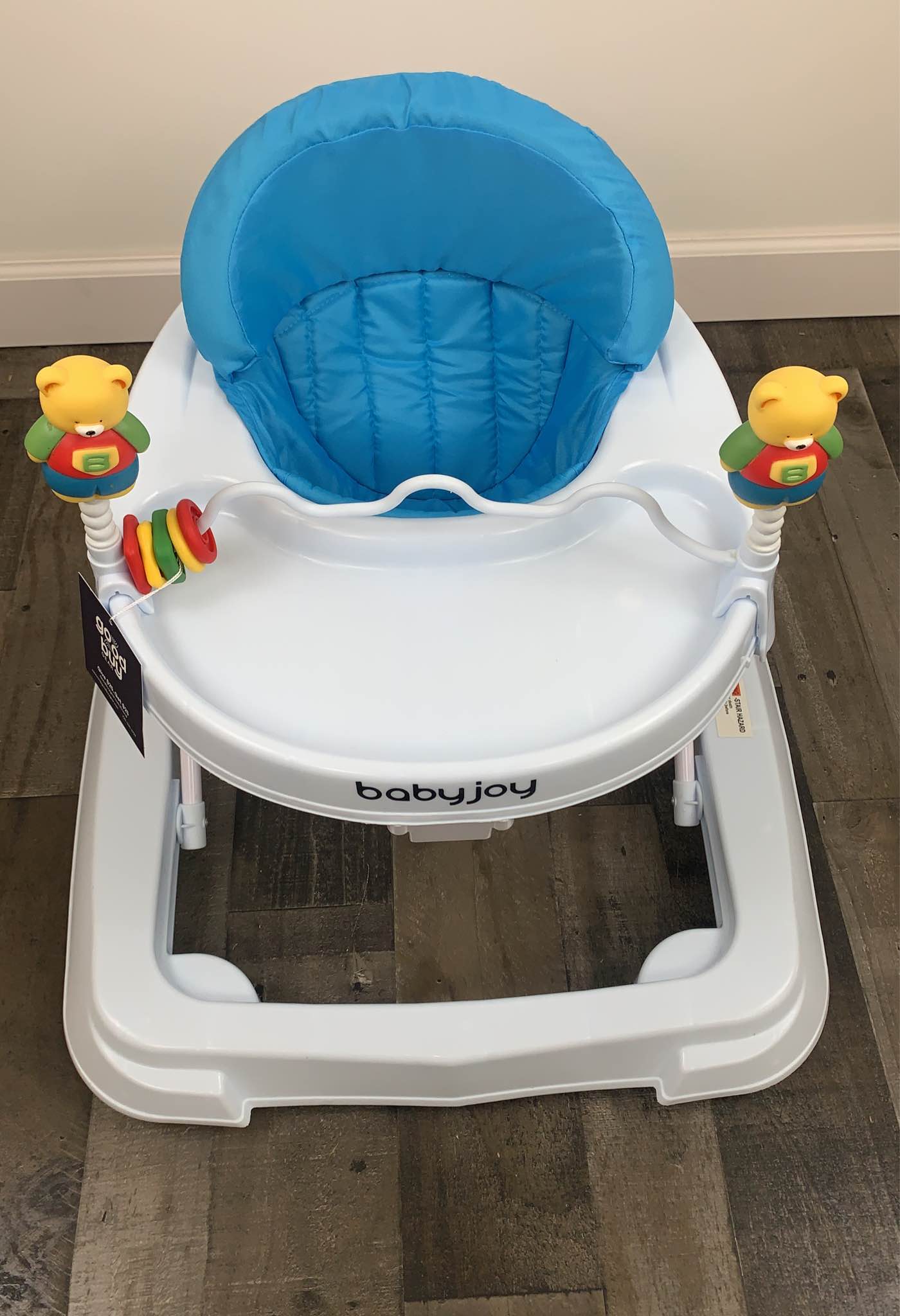  Costway Adjustable Height Folding Portable Baby Walker