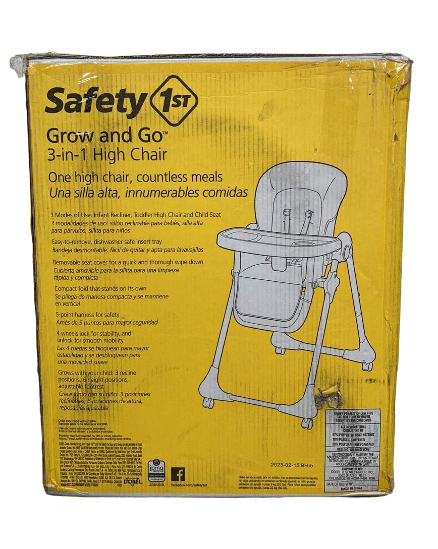  Safety 1st Grow & Go High Chair, Raindrop