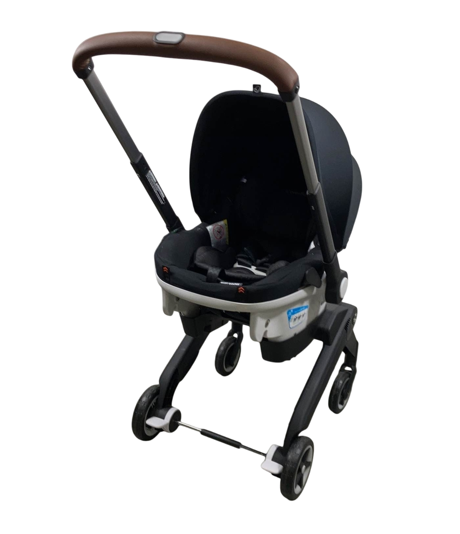  Evenflo Gold Shyft Dual Ride Infant Car Seat Stroller Combo, 2023, Onyx Black