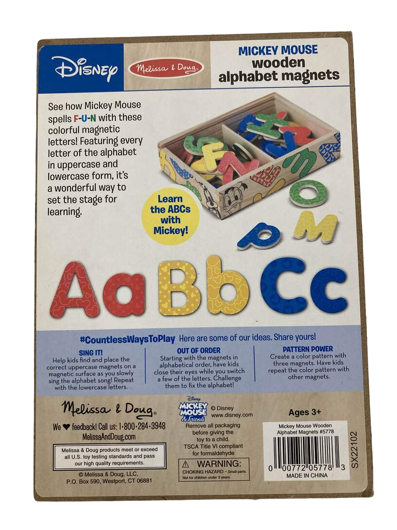  Melissa & Doug Alphabet Magnets, Dinsey