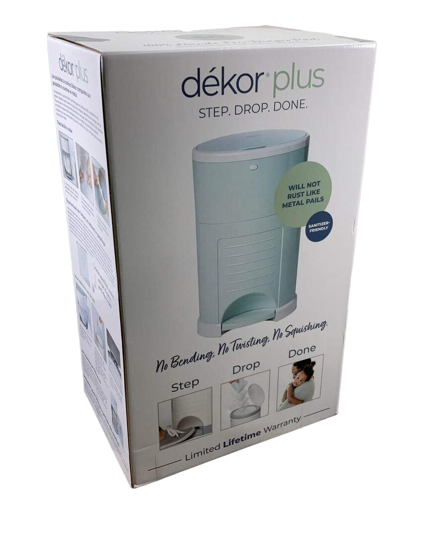  Diaper Dekor Plus Diaper Pail, Soft Mint