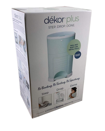  Diaper Dekor Plus Diaper Pail, Soft Mint