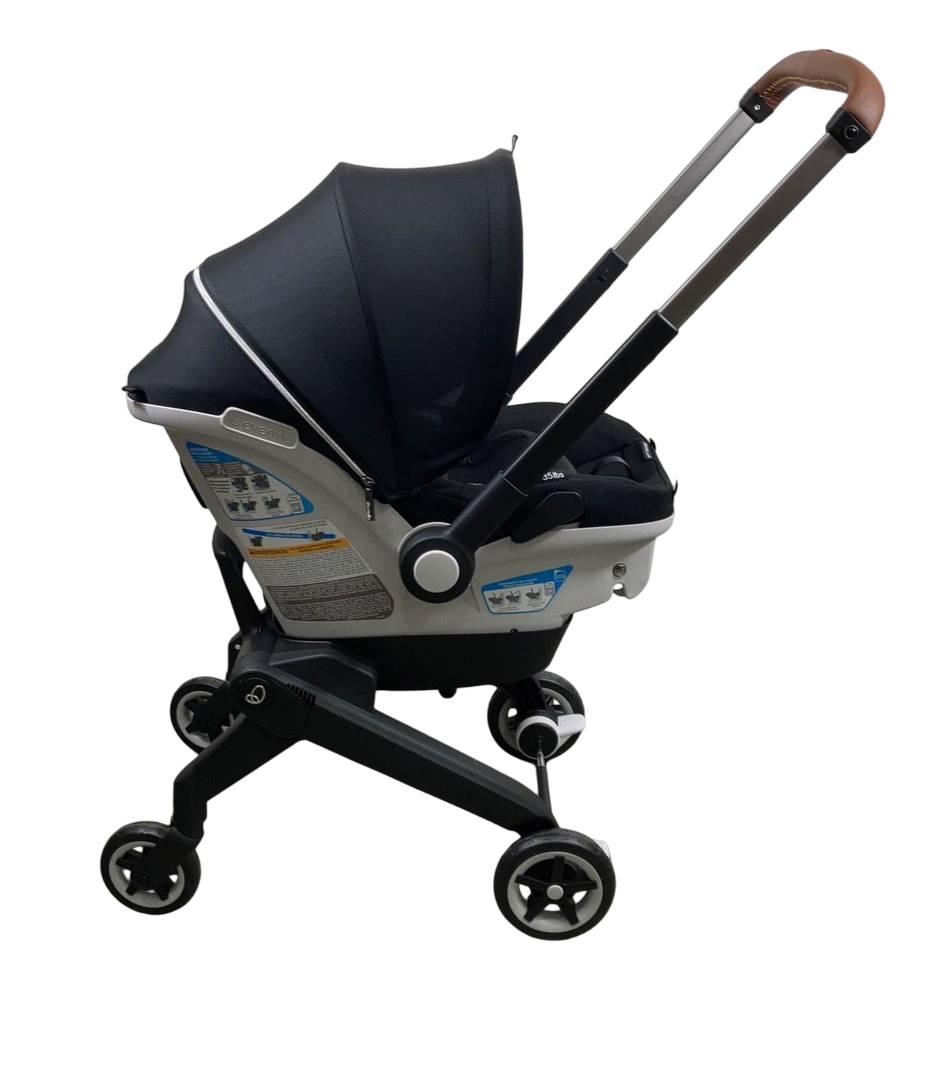  Evenflo Gold Shyft Dual Ride Infant Car Seat Stroller Combo, 2023, Onyx Black