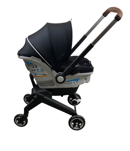  Evenflo Gold Shyft Dual Ride Infant Car Seat Stroller Combo, 2023, Onyx Black