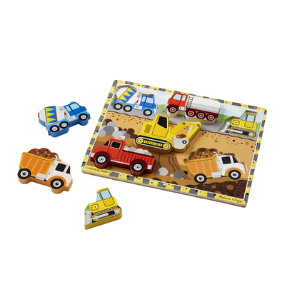  Melissa & Doug Chunky Puzzle, Construction