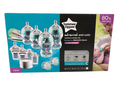  Tommee Tippee Advanced Anti Colic Newborn Baby Bottle Feeding Starter Set