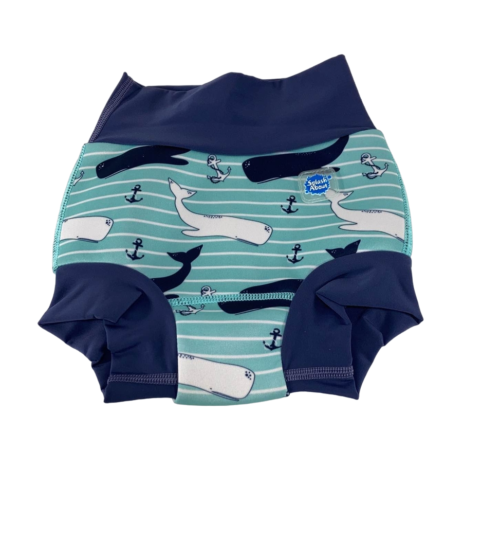  Splash About Happy Nappy Swim Diaper, XL, Vintage Moby