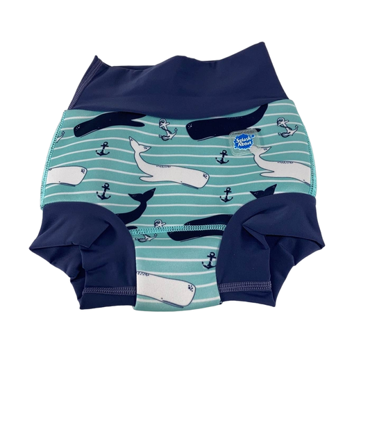  Splash About Happy Nappy Swim Diaper, XL, Vintage Moby