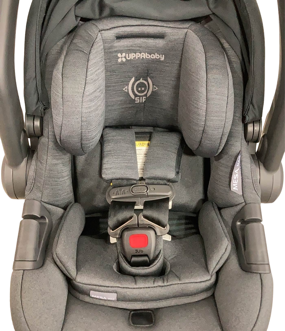  UPPAbaby MESA MAX Infant Car Seat And Base, DualTech Jake (Black), 2023