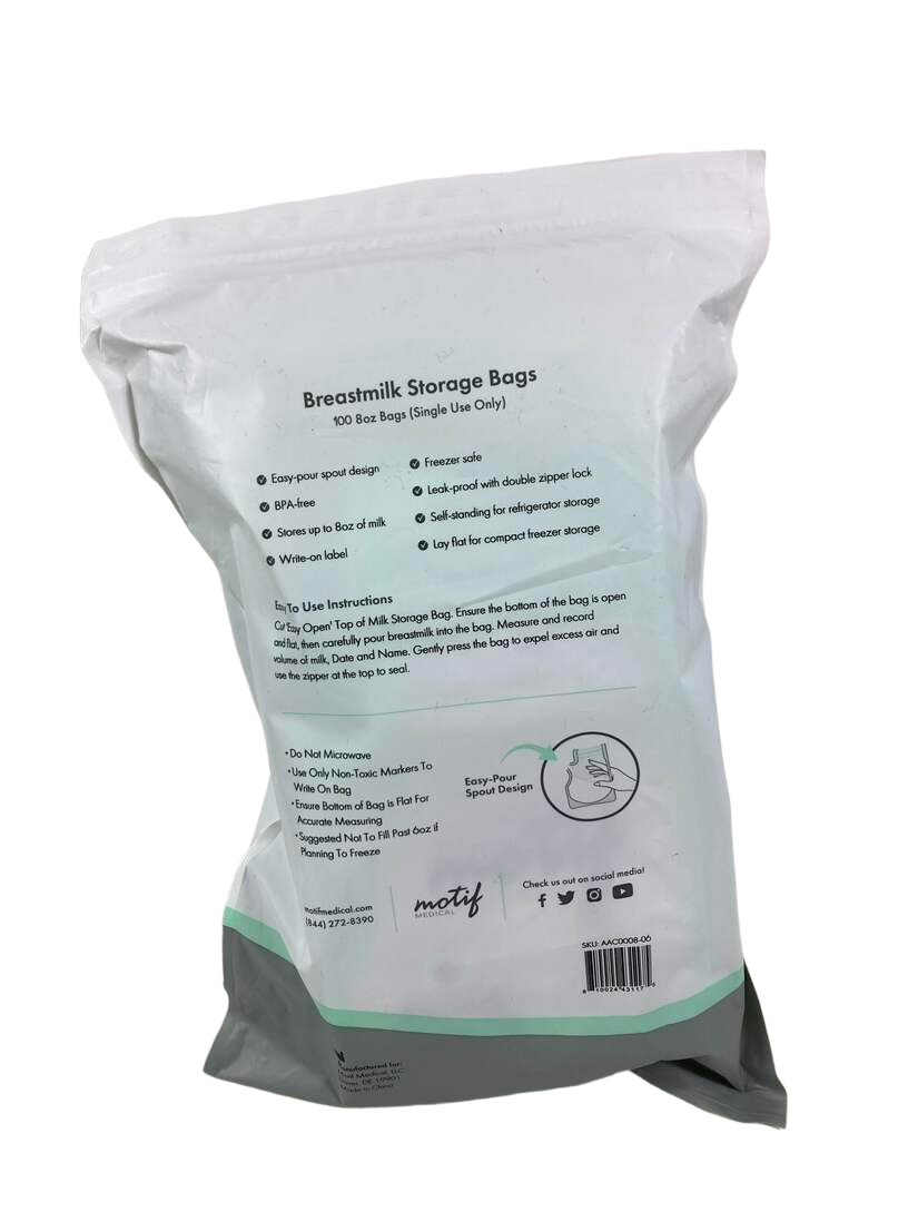  Motif Medical Breast Milk Storage Bags, 90 Count