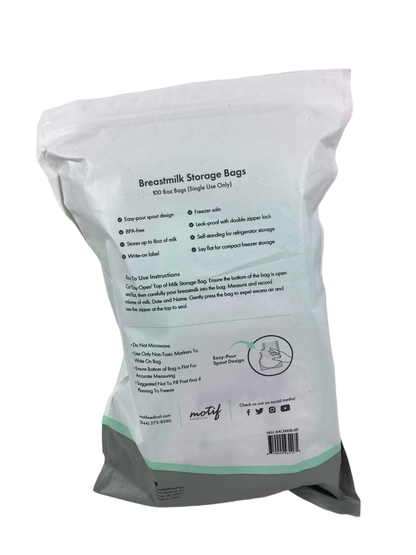  Motif Medical Breast Milk Storage Bags, 90 Count