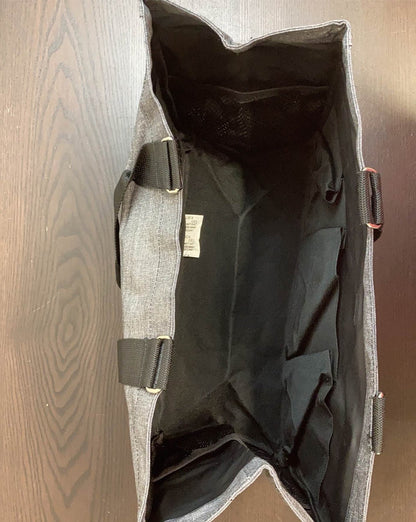  Thirty-one Everyday Essentials Tote Charcoal Crosshatch, Charcoal